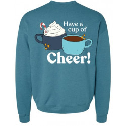 CUP OF CHEER SPONGE FLEECE CREW SWEATSHIRT