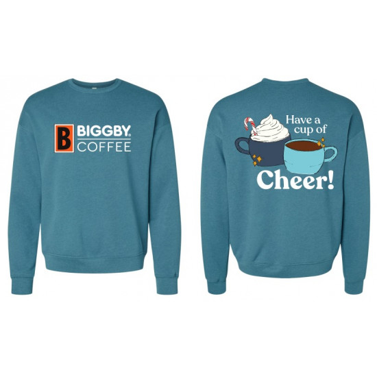 CUP OF CHEER SPONGE FLEECE CREW SWEATSHIRT