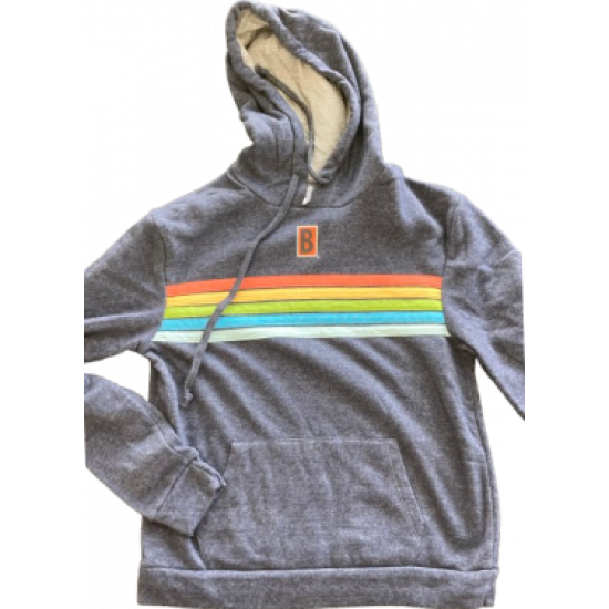 HAPPY STRIPE HOODIE