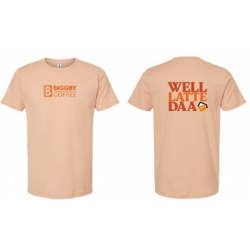"Well Latte Daa" Sticker Shirt