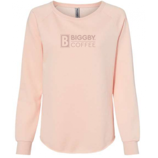 Independent Trading Co. - Women's California Wave Wash Crewneck Sweatshirt. PRM2000