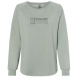 Independent Trading Co. - Women's California Wave Wash Crewneck Sweatshirt. PRM2000