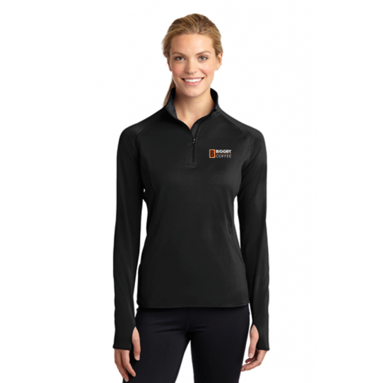 Ladies Sport-Wick ®  Stretch 1/2-Zip Pullover