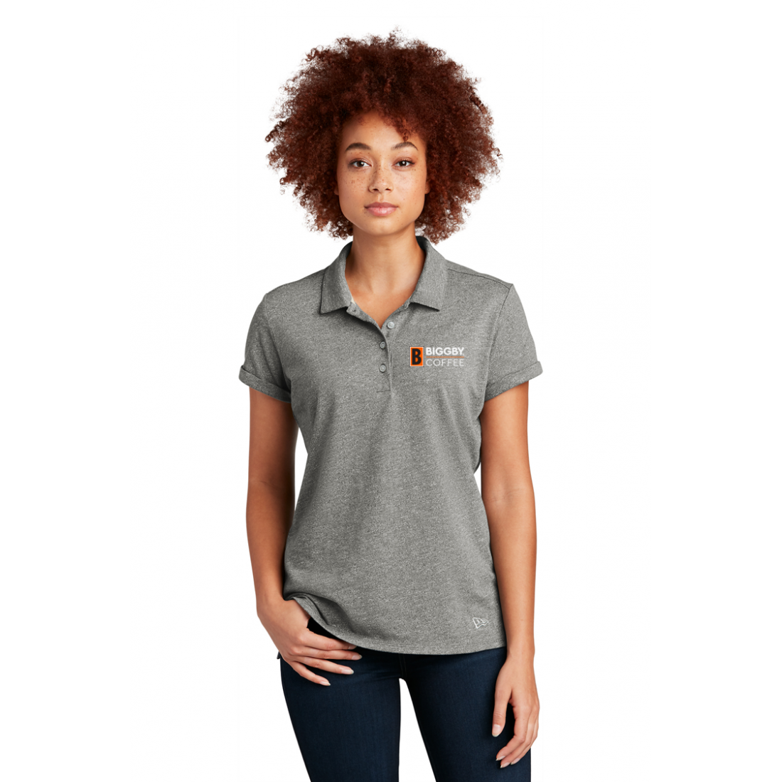 New Era Ladies Slub Twist Polo LNEA301